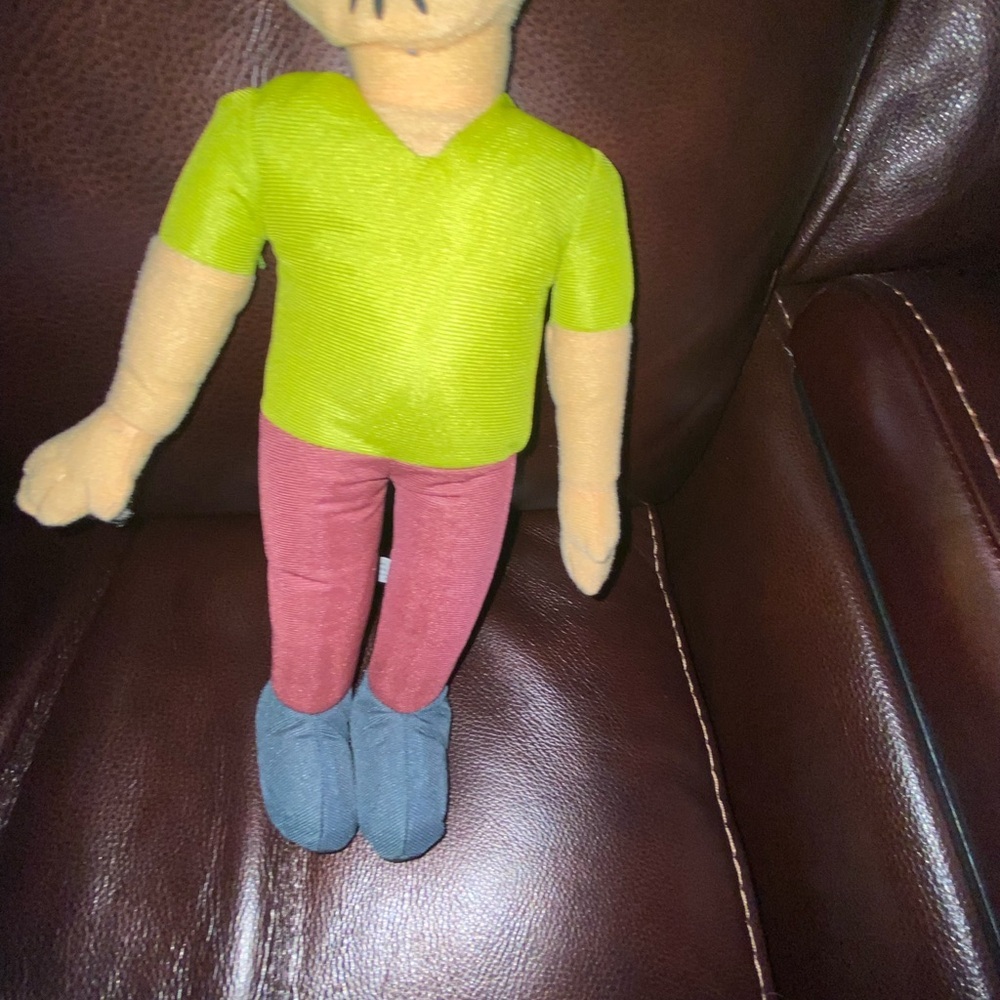 Scooby Doo Shaggy Toy Factory Retro 17”Kids Plush Toy Green Shirt and Blue Pants - Picture 5 of 12